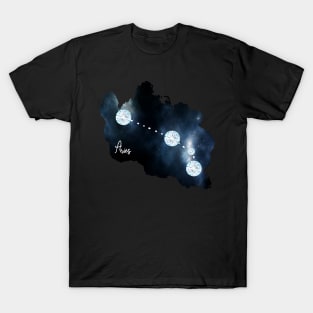 Star Signs and Birth Stones - Aries in Diamond T-Shirt